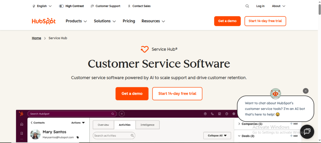 HubSpot Service Hub